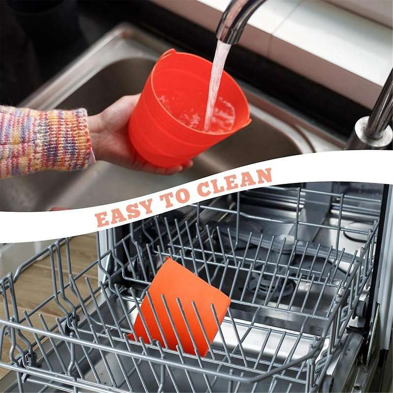 Silicone Grease Bucket Liners for / Pellet Smoker Grill, Reusable Grill Drip Tray Bucket Liner