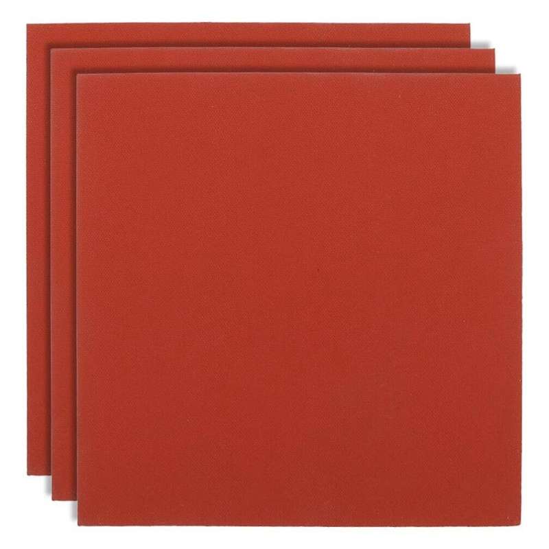 Silicone Heat Press Mat Pad, 3pcs 15x15cm Silicone Pad for Heat Press Machine Flat Heat Transfers Pr
