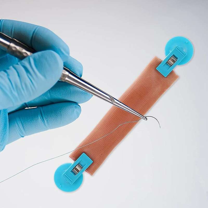 Silicone Human Skin Suture Training Model Surgery Training Model for Student Suture Training B
