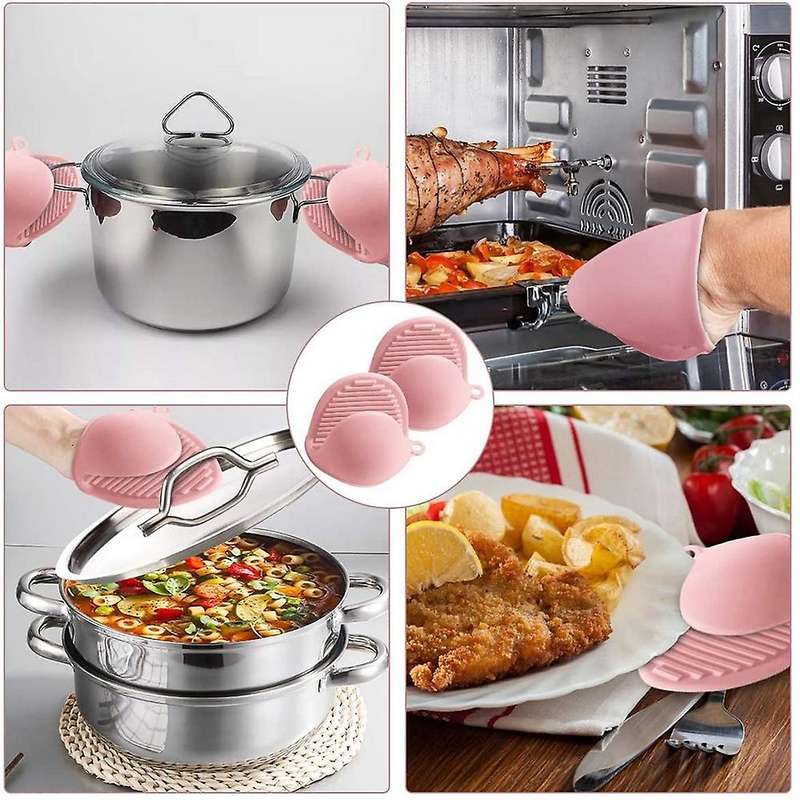Silicone Honeycomb Pattern Pot Holders, Coasters, Silicone Oven Gloves Non- Pot Holders for Pot Lid