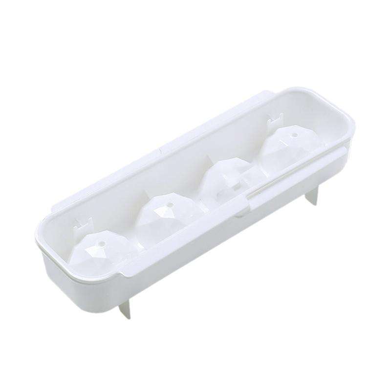 Silicone Ice Square Maker Ice Tray Halloween Candy Cake Pudding Round Shape Ice Square Trays ,4 Gri
