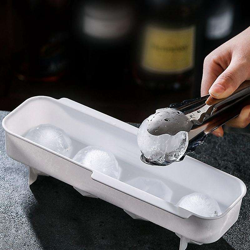 Silicone Ice Square Maker Ice Tray Halloween Candy Cake Pudding Round Shape Ice Square Trays ,4 Gri