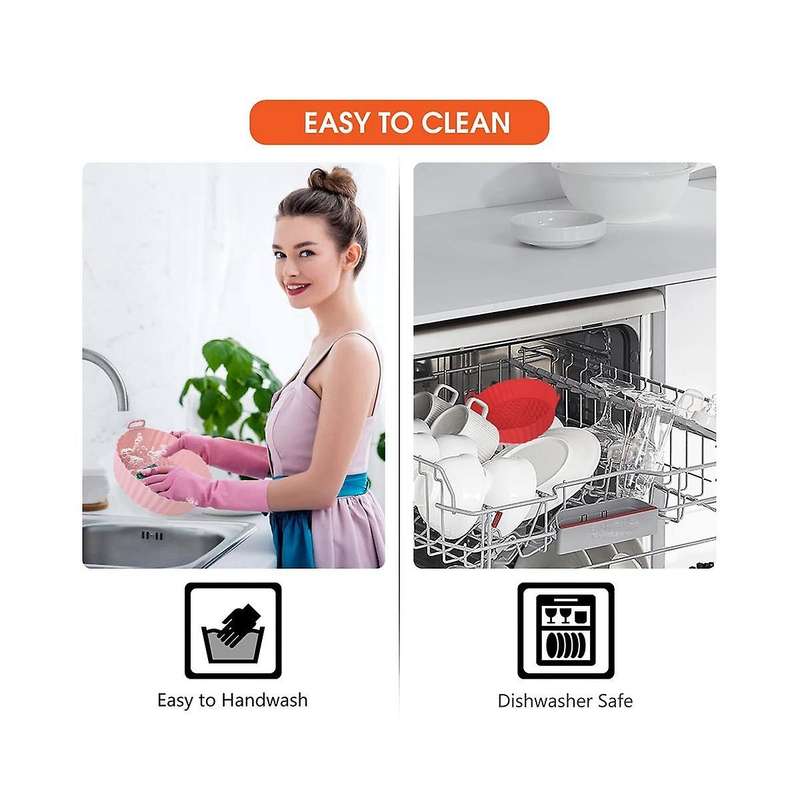 Silicone Liners, Silicone Basket, Non Stick Reusable Accessories