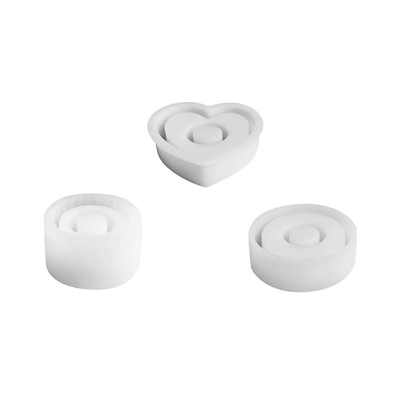 Silicone Mould Candle Holder, Candle Holder Silicone Moulds Epoxy Resin for Candle Holders, Tray, Je