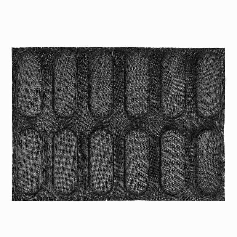 Silicone Pan-Non-Stick,Hot Dog Molds, Baking Mat Bread Mould