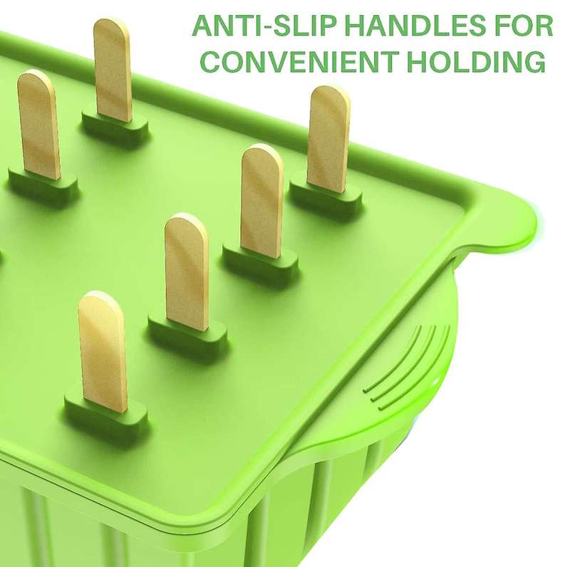 Silicone Popsicle Mold,frozen Popsicle Mold Maker for Popsicle Ice Cream Diy,with 50pcs Popsicle St