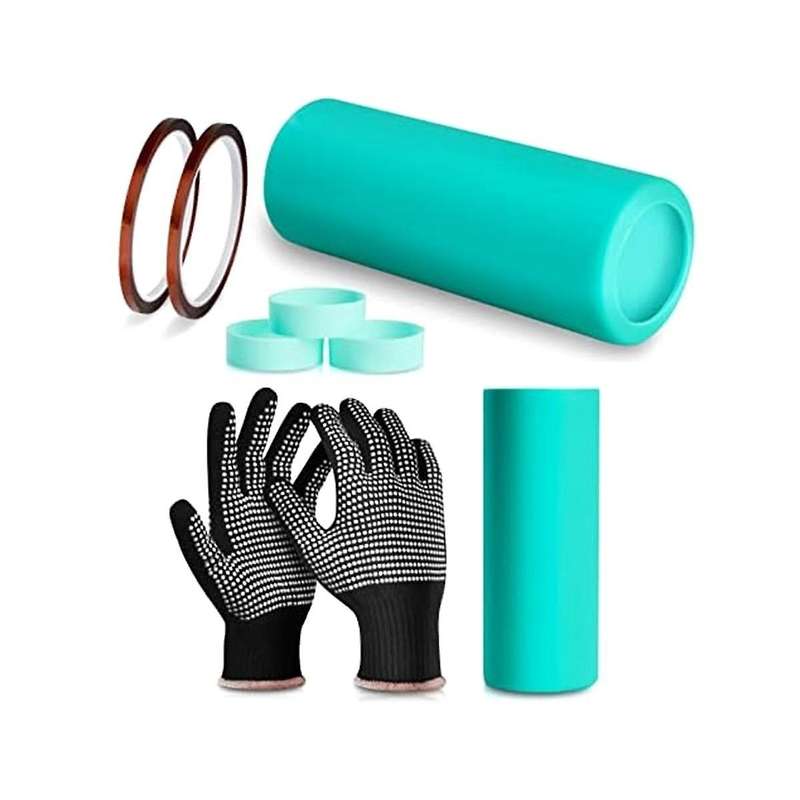 Silicone Sleeve Sublimation Tumbler Band Kit - Use to Skinny Straight Blanks Cups, Sublimation Acce