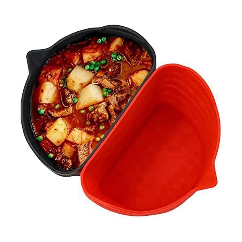 Silicone Slow Cooker Liners Slow Cooker Divider Liner Silicone Insert for Crock Pots Resuable & Lea