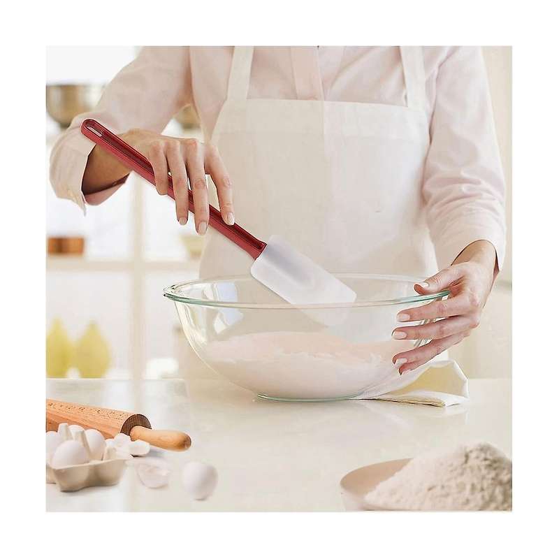 Silicone Spatula,commercial Spatula,heat Resistant Silicone Spatula, Dishwasher-safe, for Mixing, F