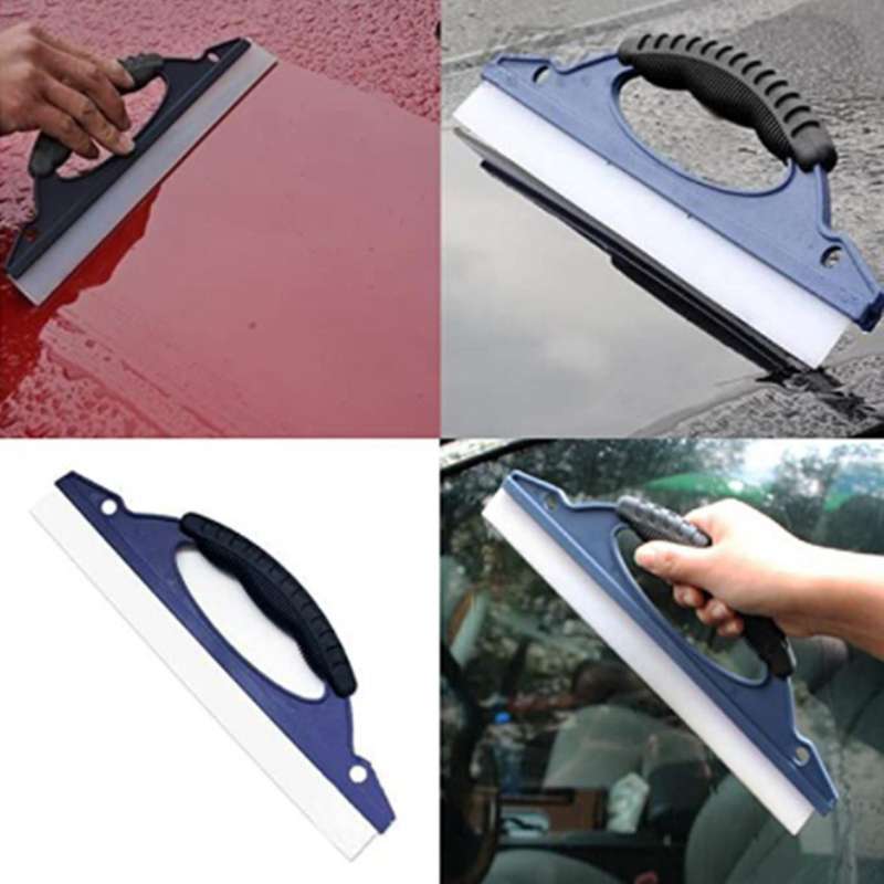Silicone Squeegee Car Shower Drying Washing Body Windshield and Home Glass 30CM