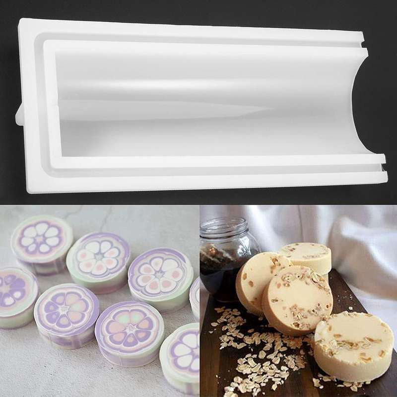 Silicone Soap Mold 1000ml Rounded Mold Tube Model Silicone Mold Long-cylinder Cold Process Soap For