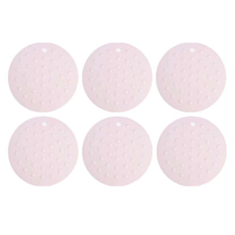 Silicone Triangular Mat Heat Mat Pot Holder Spoon Holder Coaster Kitchen Tool 6Pcs