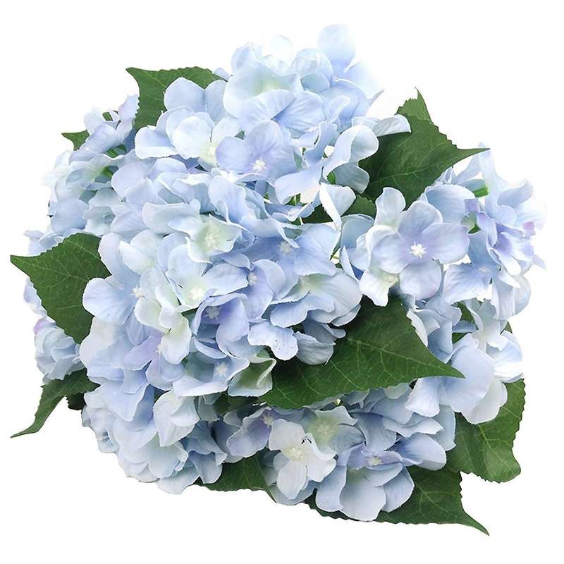 Silk 7 Big Head Hydrangea Bouquet for Wedding, Room, Home, Hotel, Party Decoration and Holiday Gift