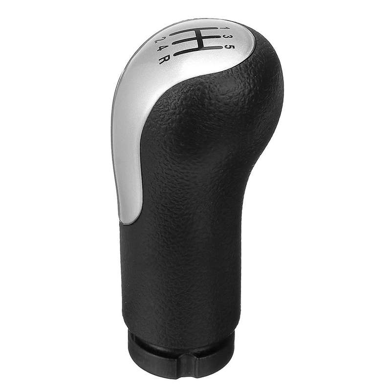 Silver 5 Speed MT Gear Stick Shift Knob for Fiesta//Transit Connect 2002+ 2S6R7217AC 1151765