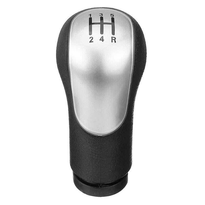 Silver 5 Speed MT Gear Stick Shift Knob for Fiesta//Transit Connect 2002+ 2S6R7217AC 1151765
