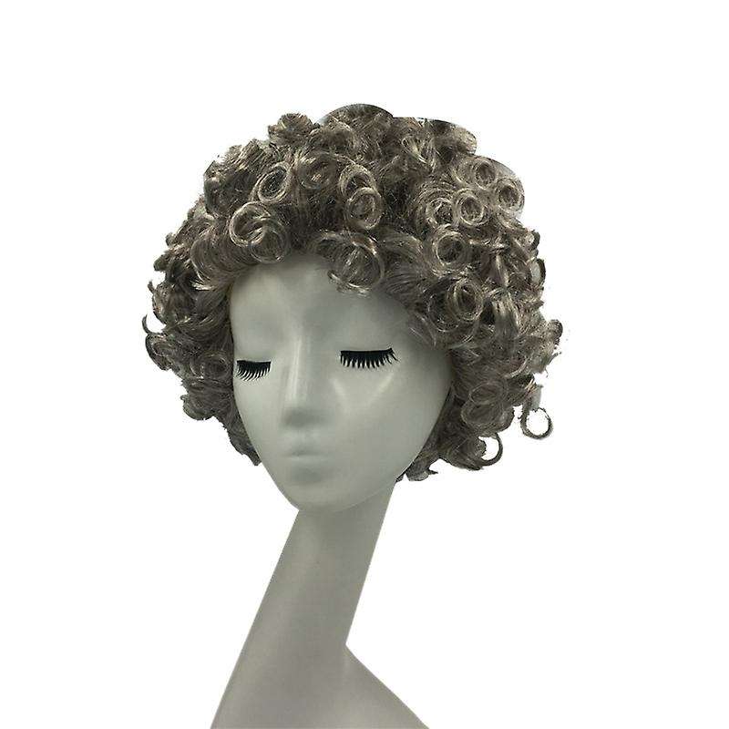Silver Adult Momma Lady Costume Wig Granny