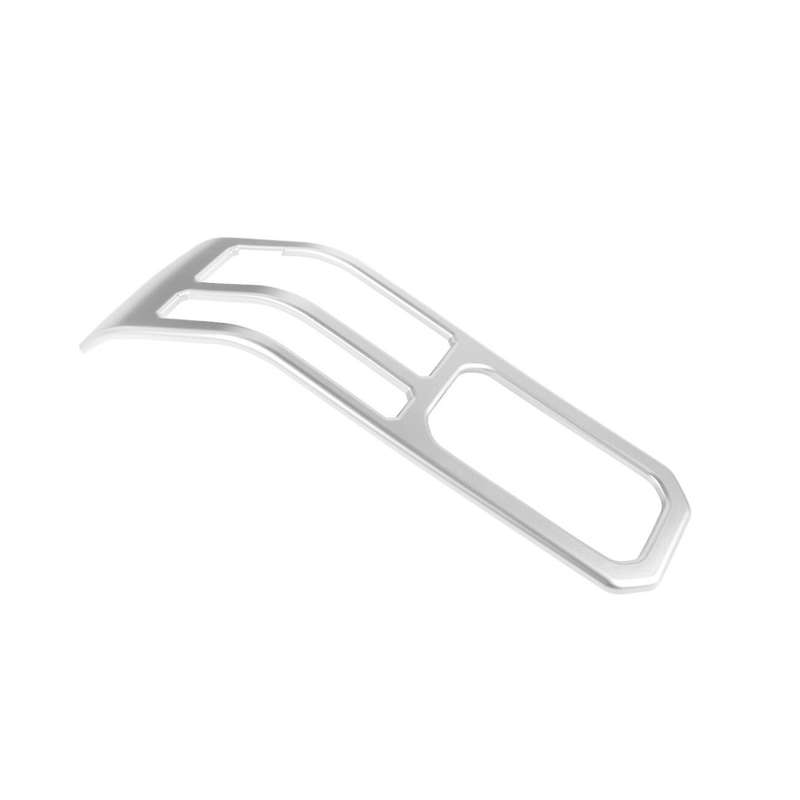 Silver ABS Central Control Water Cup Holder Frame Cover Trim for 2019-2020