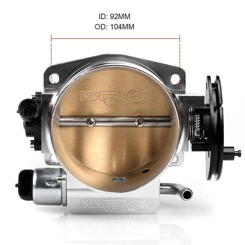 Silver 92mm Throttle Body for LSX LS1 LS7