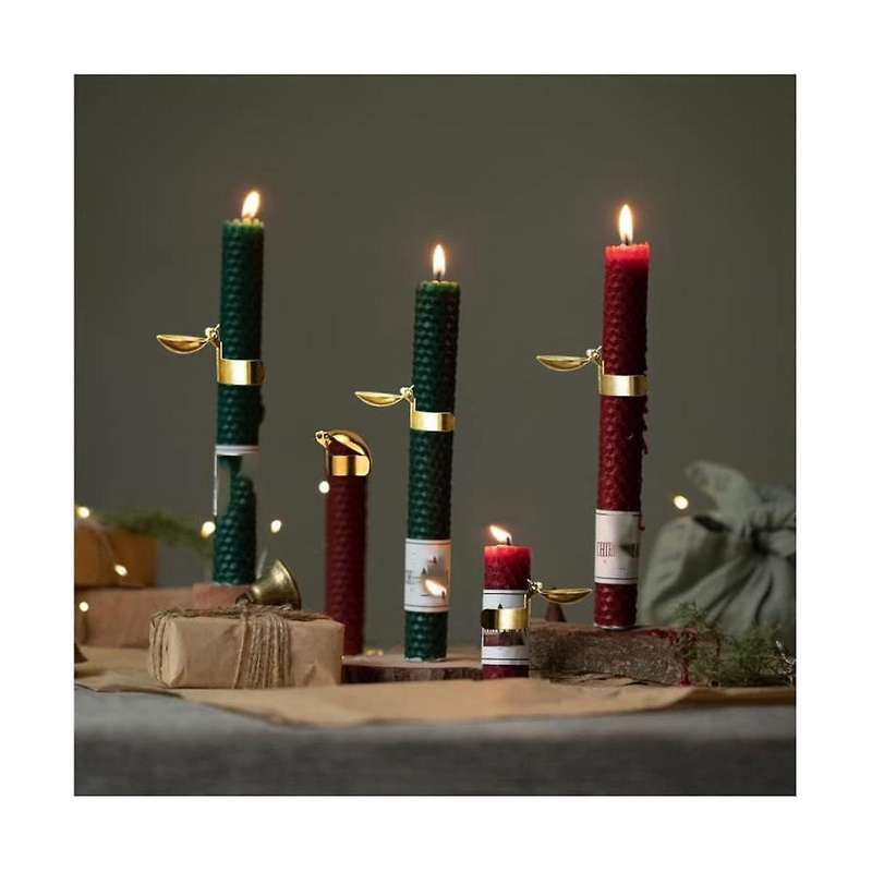 Silver Automatic Candle Snuffer Candle Flame Safely Wick Flame Extinguishing Clip