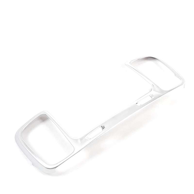 Silver Car Central Control Air Vent Outlet Frame for GLS W166 X166 2016-2019