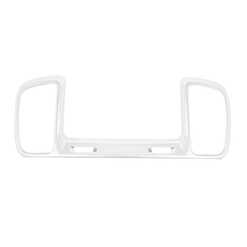 Silver Car Central Control Air Vent Outlet Frame for GLS W166 X166 2016-2019