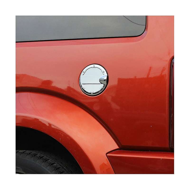 Silver Car Exterior Fuel Tank Cap Trim for Nitro 2007-2012
