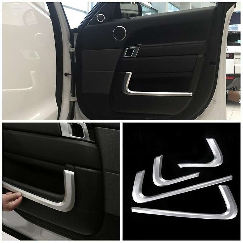 Silver Car Inner Door Moulding Strip Trim for Land Sport 2014-2022