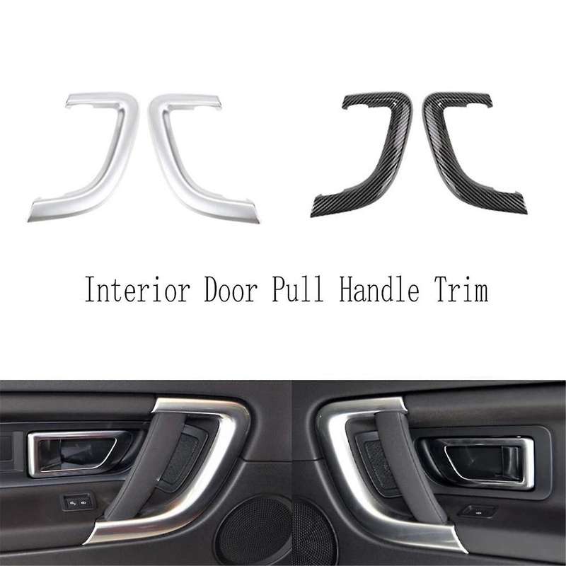 Silver Car Right Interior Door Pull Handle Cover Trim Replacement for Sport 2015-2019 Lr076102