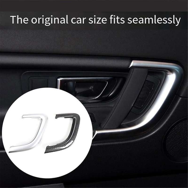 Silver Car Right Interior Door Pull Handle Cover Trim Replacement for Sport 2015-2019 Lr076102