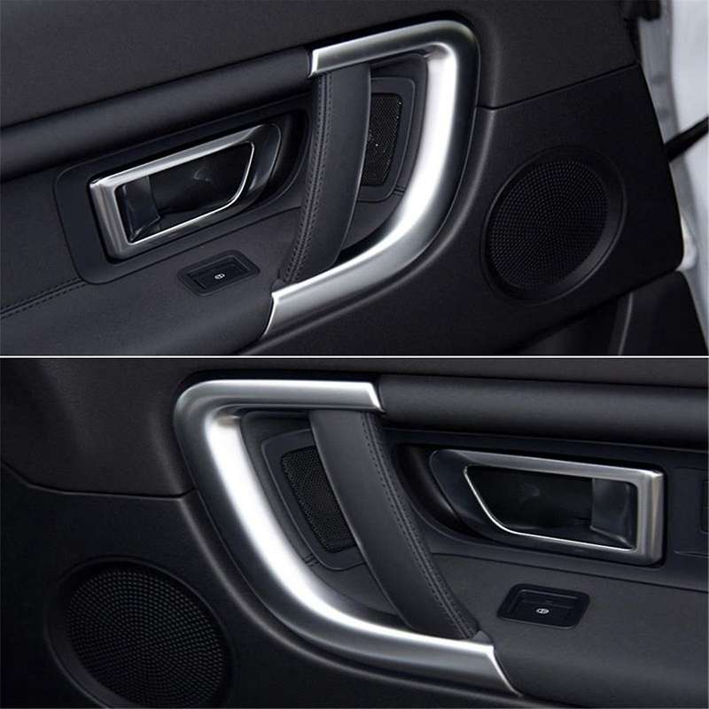 Silver Car Right Interior Door Pull Handle Cover Trim Replacement for Sport 2015-2019 Lr076102