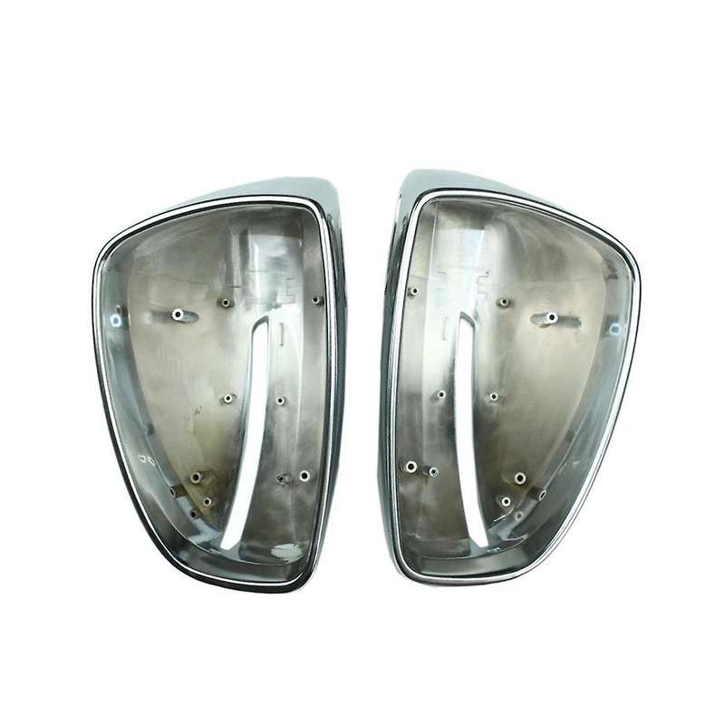 Silver Car Side Door Rearview Mirror Cover Trim for Tt Tts Ttrs Mk2 8j R8 42 2007-2014