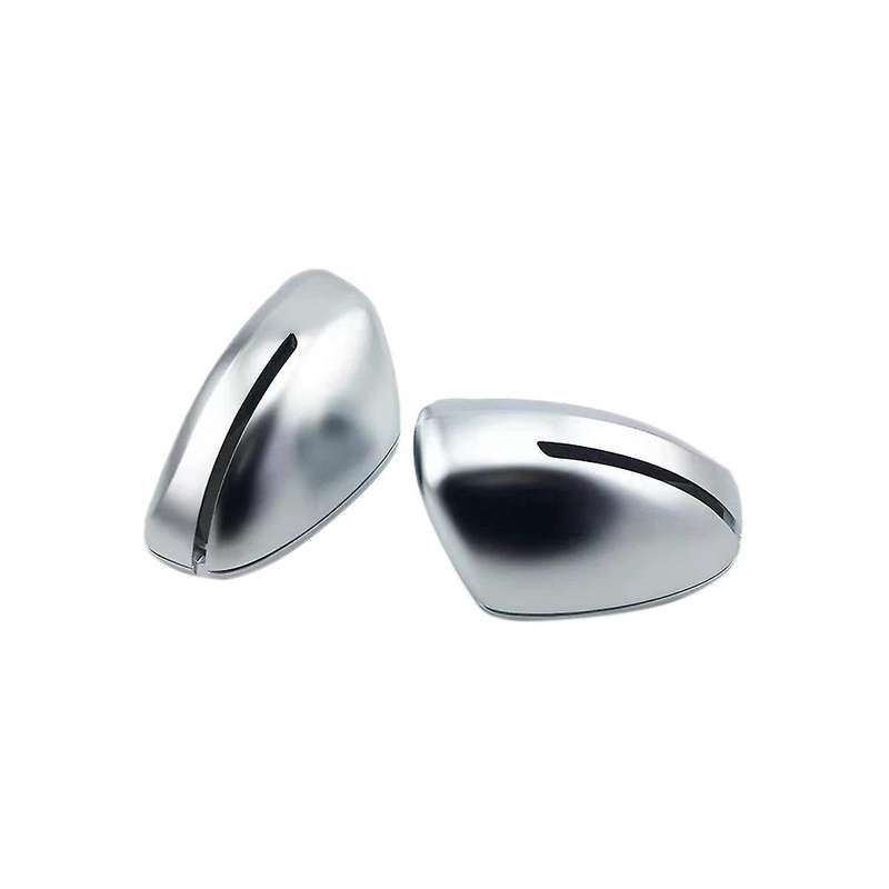 Silver Car Side Door Rearview Mirror Cover Trim for Tt Tts Ttrs Mk2 8j R8 42 2007-2014