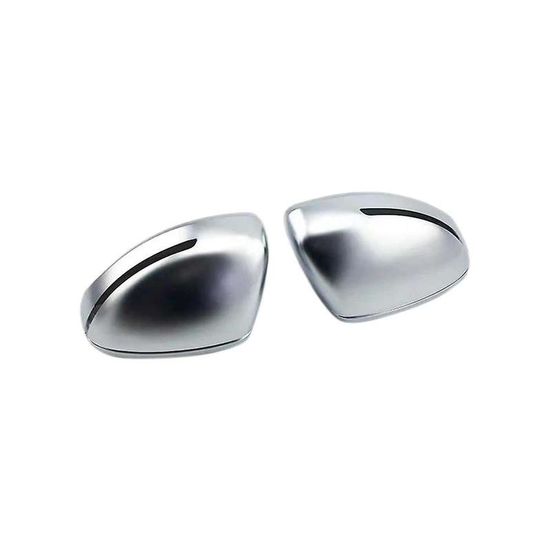 Silver Car Side Door Rearview Mirror Cover Trim for Tt Tts Ttrs Mk2 8j R8 42 2007-2014