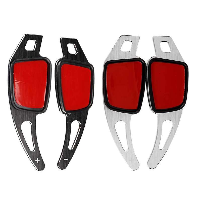 Silver Car Steering Wheel Extend Shift Blade Paddles for -A3/S3/A4 B9/S4 B9/A5/S5 Q2 Q5 TT/TTS R8 20