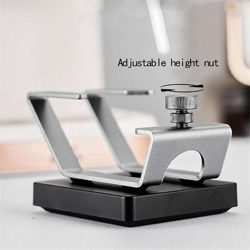 Silver Coffee Electronic Scale Weighing Support Frame Italian Coffee Machine Handle Bracket Electron