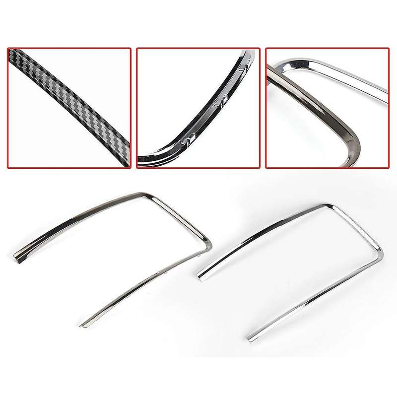 Silver Car Water Cup Holder Trim Ring Console Box Storage Box Electroplating Strip for Lacrosse 200
