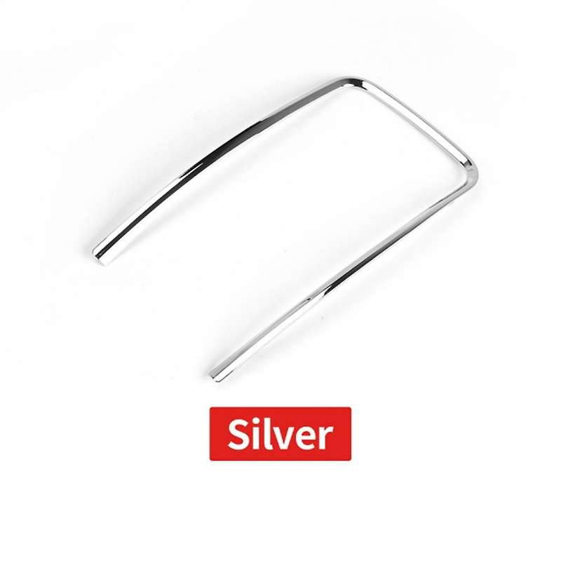 Silver Car Water Cup Holder Trim Ring Console Box Storage Box Electroplating Strip for Lacrosse 200