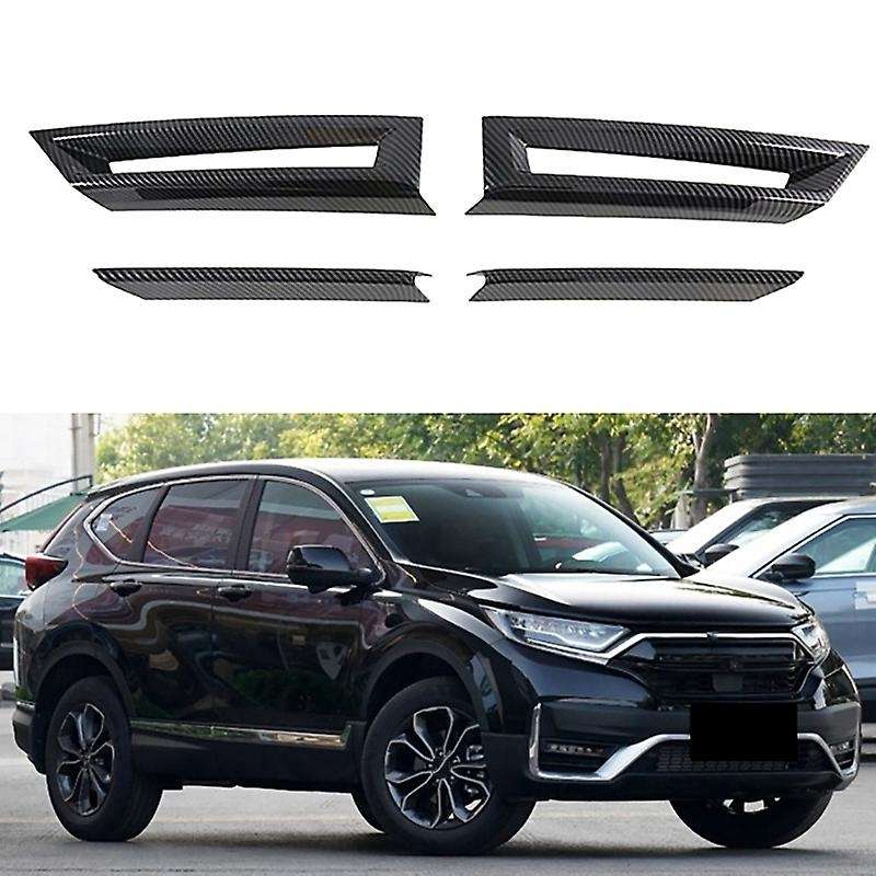 Silver Front Bumper Fog Light Lamp Frame Cover Trim for -V 2020-2021