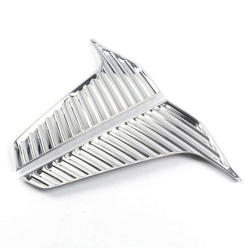 Silver Front Bumper Fog Light Lamp Frame Decoration Cover Trim for XT6 2020 2021