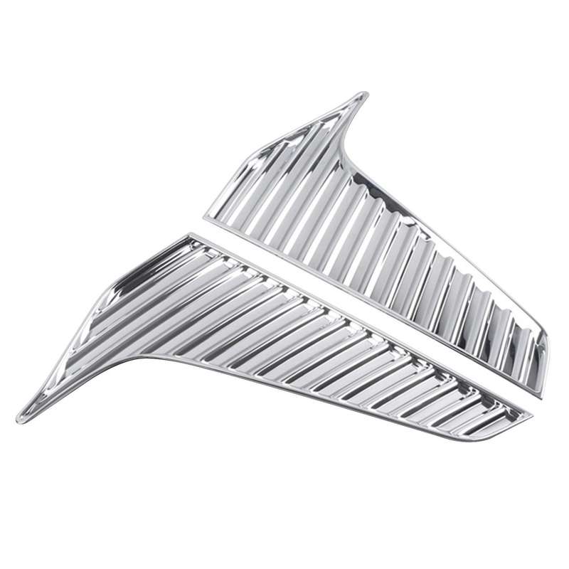 Silver Front Bumper Fog Light Lamp Frame Decoration Cover Trim for XT6 2020 2021