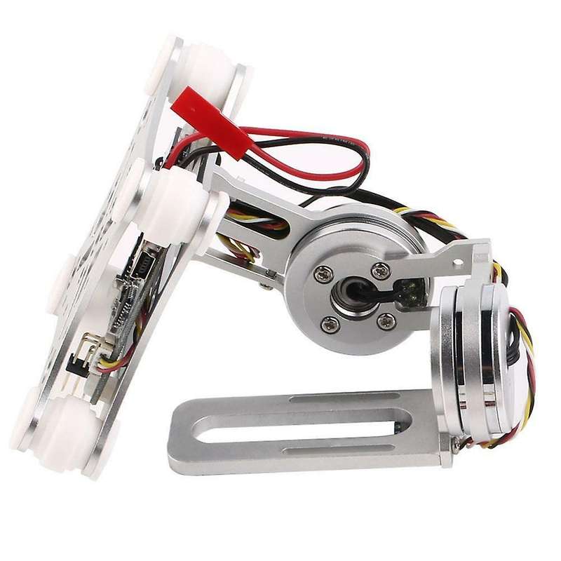 Silver Fpv 2 Axle Brushless Gimbal with Controller for Phantom