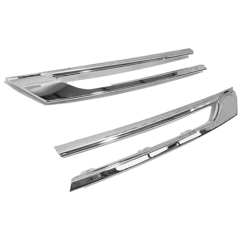 Silver Front Bumper Radiator Grille Trim for Opel (k) 2015-2020 13423641 13423642