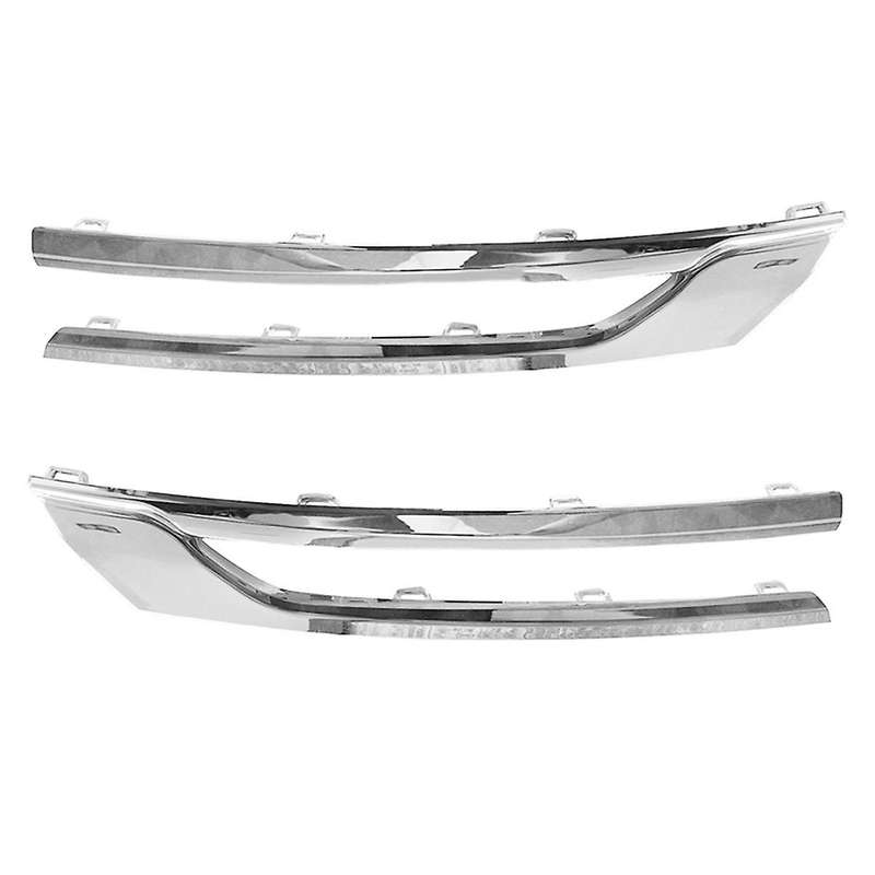 Silver Front Bumper Radiator Grille Trim for Opel (k) 2015-2020 13423641 13423642