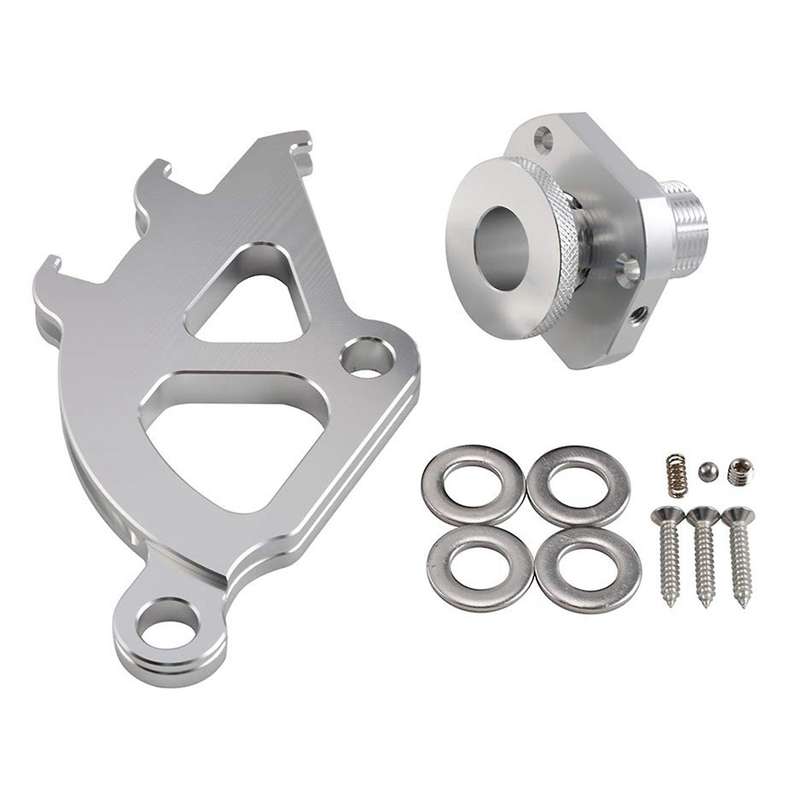 Silver Firewall Adjuster and Triple Hook Clutch Quadrant Kit for Manual Transmission 1996-2004
