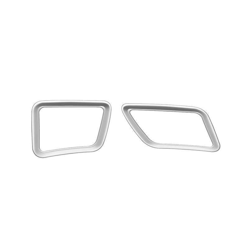 Silver Front Dashboard Trim Cover Frame Sticker for Prius 60 Series 2022-2023 2Pcs