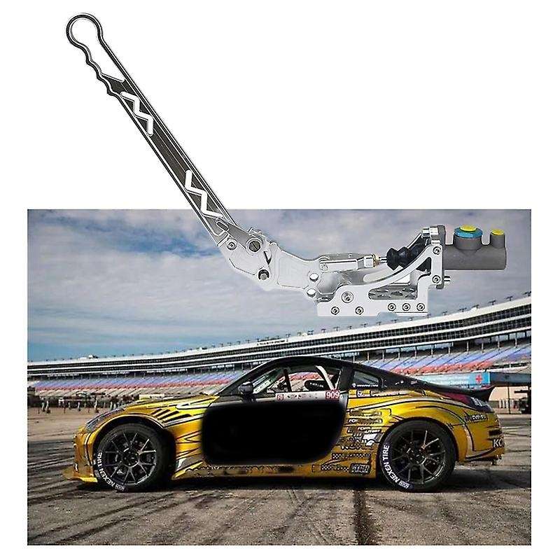 Silver Hydraulic Modified Handbrake Car New Universal Long Handle Drift Brake Handbrake
