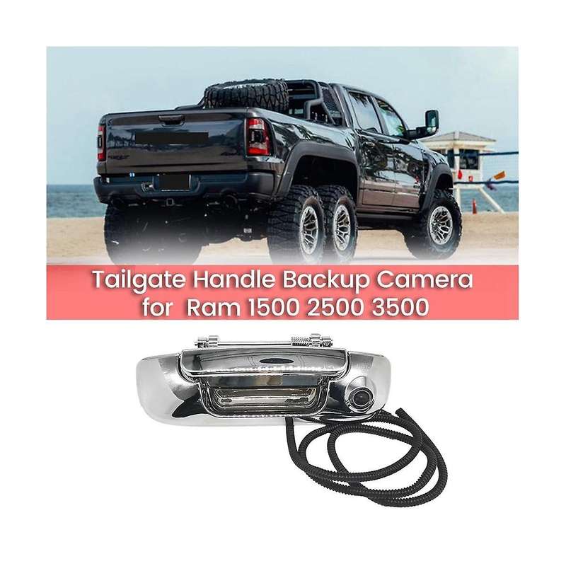 Silver Handle Rear View Camera Harness 55276237aa for Ram 1500 2500 3500 2002-2009 Trunk Backup Came
