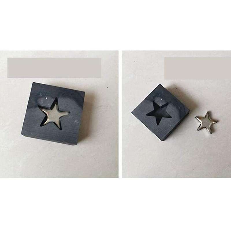 Silver Ingot Mold Graphite Crucible Mold Melting Gold Silver Nonferrous Metal Casting Refining Scrap