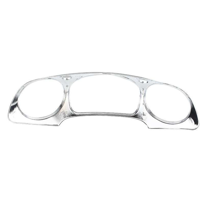 Silver Motorcycle Instrument Panel Accent Cover Decor Trim for Goldwing 1800 GL1800 2001-2005