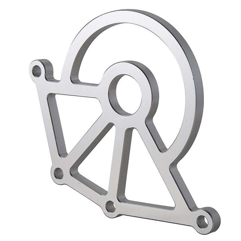 Silver Motorcycle Sprocket Chain Guards Cover Front Sprocket Cover for T100 Climber Bonneville